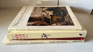 lot 3047 image: Paperback books including Norman Rockwell and The New Yorker
