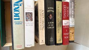 lot 3051 image: Hardback and paperback books including John Irving