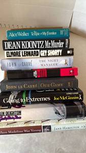 lot 3054 image: Hardback books including Dean Koontz