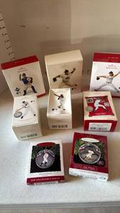 lot 3108 image: Hallmark Keepsake baseball ornaments