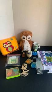 lot 3241 image: Owl decor