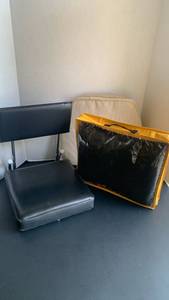 lot 3242 image: Stadium seat and cushions