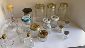 lot 3320 image: Misc glass jars