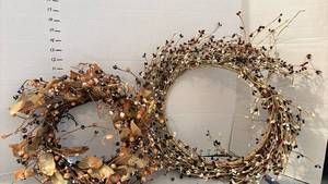 lot 3411 image: Two Fall Wreaths