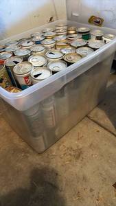 lot 3420 image: More Beer Can Collection in tub