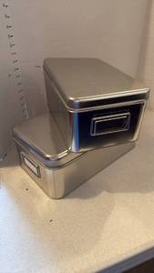 lot 3531 image: 2 metal storage containers
