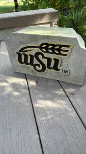 lot 4108 image: Wichita State Shockers Concrete Garden Stone