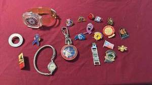 lot 1609 image: Pins and more