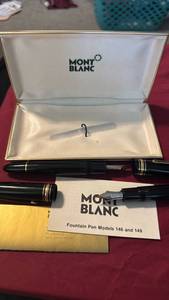 lot 1616 image: Mont Blanc pens