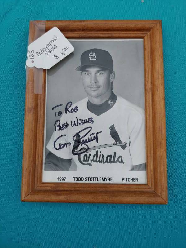 lot 5034 image: Autographed Todd Stottlemyre