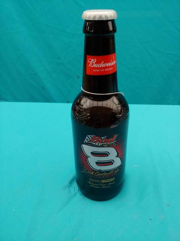 lot 5085 image: Oversized Dale Earnhardt Jr Budweiser Bottle
