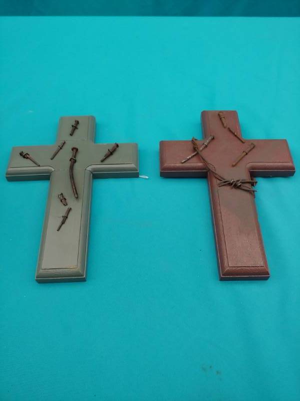 lot 5179 image: Wall Art Crosses