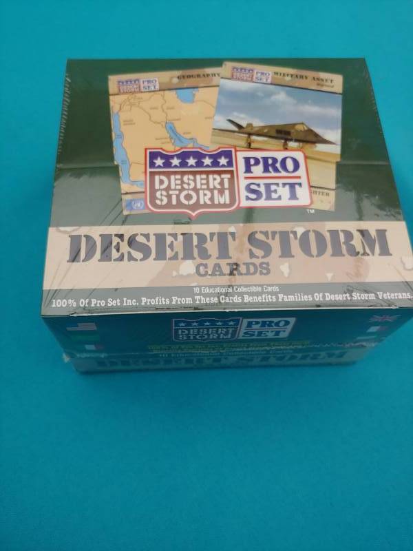lot 5245 image: Sealed Desert Storm Pro Set Cards