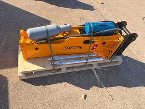 lot 4009 image: TOFT750 - Hydraulic Hammer With 50mm Pins To Fit CAT308D - Unused