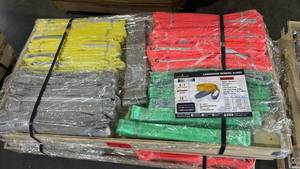 lot 8021 image: LHR-WS22 - LandHonor Industrial Webbing Slings Bundle - Unused