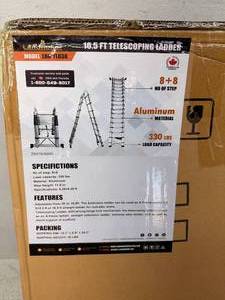 lot 8108 image: LHR-TY638 - LHRTL638 - 16.5ft Telescoping Ladder - Unused