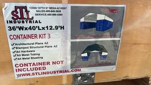 lot 11192508 image: STL Industrial Container Kit 3 - 36x40ft Storage Structure