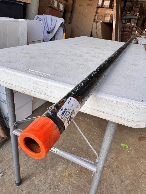 lot 454 image: New Southland 12 in. x 72 in. Black Steel Schedule Mueller 40 Pipe