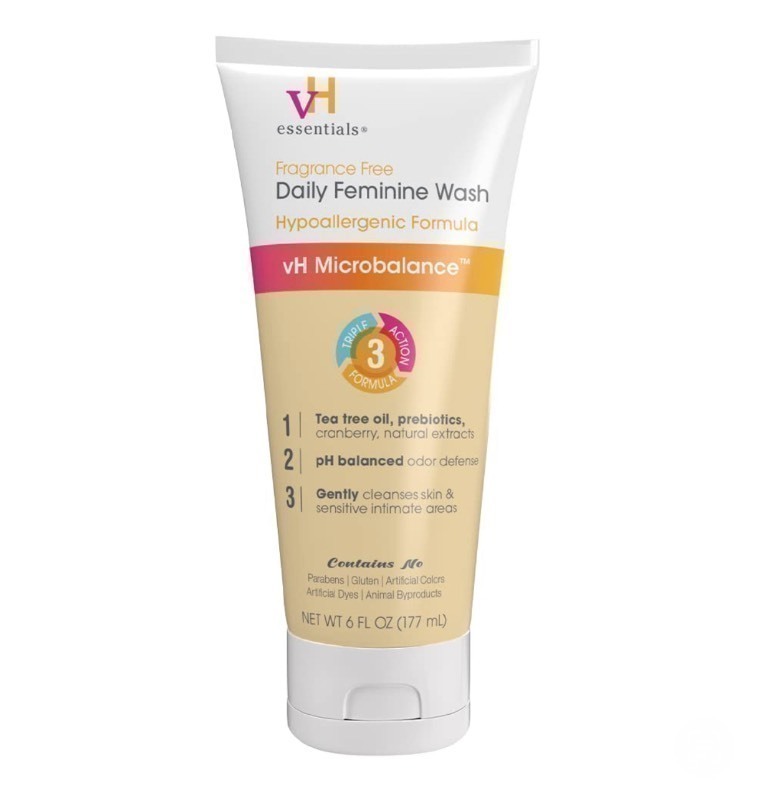 lot 252 image: New 6pc Case of vH Essentials Daily Feminine Wash - Fragrance Free, Hypoallergenic w Tea Tree Oil & Prebiotic - For Ph Balance, Intimate Odor Block, Vaginal Health - Gentle Formula Body Care - 6 Fl Oz per Bottle