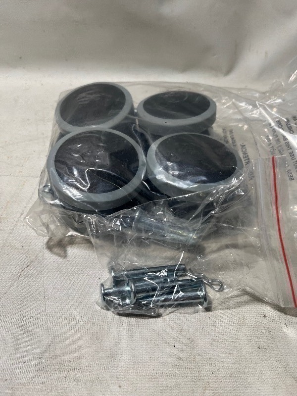 lot 311 image: 3x2 4 Plastic swivel Caster wheels