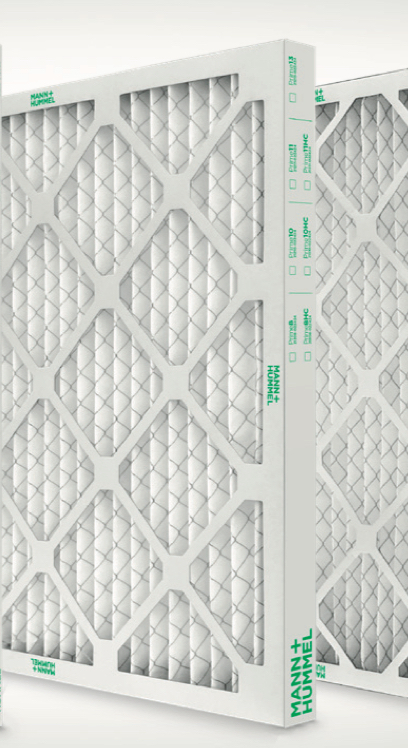 lot 18 image: Bundle of 3 MannHummel Pleated Air Filters 24x24x2 - PRIME PLT STD M11