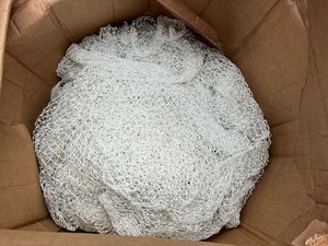 lot 67 image: Huge White Netting Material - Great for any Cage Project - Batting  Golf Etc