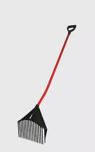 lot 70 image: 50 in. Aluminum Straight Shaft Handle 59 in. Rake Assassin Polycarbonate Rake