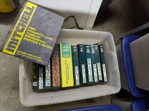 lot 10 image: 1980s Mitchell Domestic Car Repair Manuals Collection
