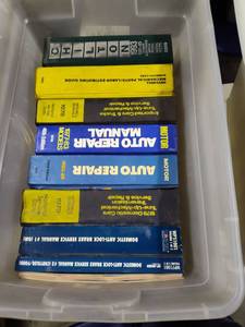 lot 12 image: 1970s-80s Mitchell Auto Repair Manuals & Labor Time Guides Collection
