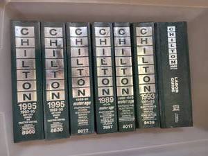 lot 13 image: Chilton Professional Auto Repair Manuals 1989-1995 Collection