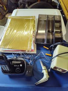 lot 17 image: Panasonic 6.0 Plus Cordless Phone with Boston Pencil Sharpener