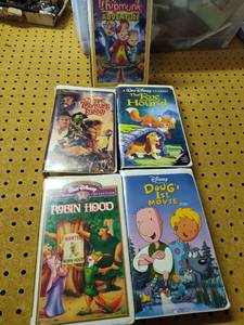 lot 19 image: Classic Disney and Animation VHS Collection