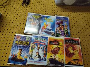 lot 22 image: Disney VHS Movie Collection Bundle