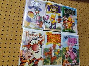 lot 28 image: Disney Winnie the Pooh VHS Movie Collection