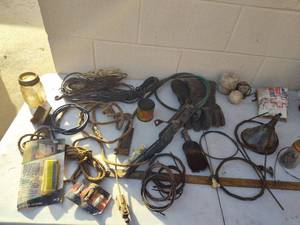 lot 49 image: 1980s Master Mend Epoxy System Lot with Tools
