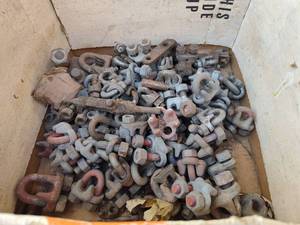 lot 58 image: Large Lot of Industrial Steel Nuts and Bolts