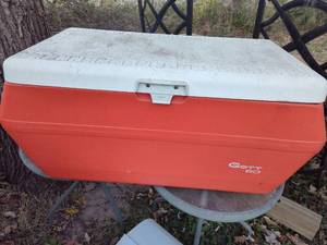 lot 67 image: Gott 80 Red and White Cooler with Ice Packs