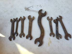 lot 116 image: Vintage wrenches drop forged made in the USA
