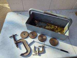 lot 120 image: Industrial Machine Parts and Tools Collection