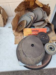 lot 130 image: Industrial Grinding Wheel Collection
