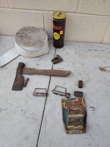 lot 138 image: Retract-Away Seat Belt Retractor with Tennis Ball and Tools