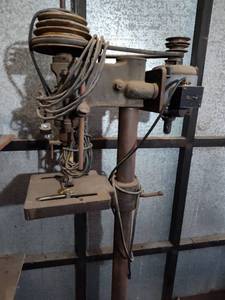 lot 145 image: Industrial Delta Rockwell Floor Mount Drill Press