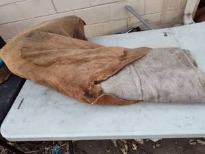 lot 149 image: Traditional Burlap Fabric Sheets