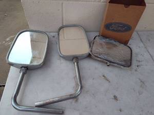 lot 158 image: Original Ford West Coast Style Side View Mirrors