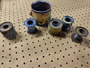 lot 166 image: Mid-Century Electronics Repair Kit with Eatpak Solder