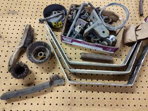 lot 180 image: Industrial Wire Wheel Brush Set with Hardware