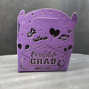 lot 2064 image: Tenceur 30 Pack Graduation Party Favors Boxes with 2025 DIY Sticker Large Capacity Graduation Treat Cookie Candy Gift Boxes for Class of 2025 Congrats Grad College Party Favors(Purple and Black)