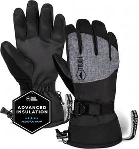 lot 2101 image: Tough Outdoors Snow Gloves - Mens & Womens Waterproof & Insulated Ski & Snowboard Gloves