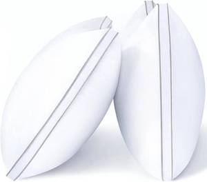 lot 2117 image: Queen viewstar Pillows Queen Size Set of 1, Hotel Quality, Down Alternative Gusseted Bed Pillows for Side, Back, or Stomach Sleepers, White