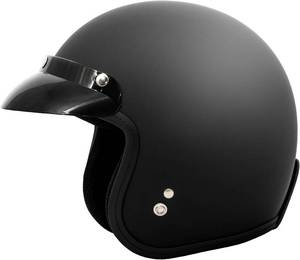 lot 2147 image: X-Small VCAN V85C 34 Open Face Motorcycle Helmet DOT Approved